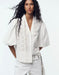 ZARA Camisa con bordado perforado y mangas abullonadas - Quierox - Tienda Online