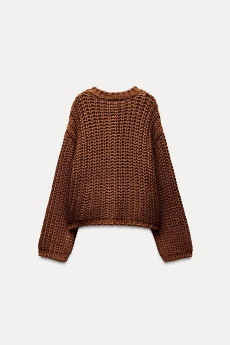 ZARA Cárdigan de punto grueso - Quierox - Tienda Online