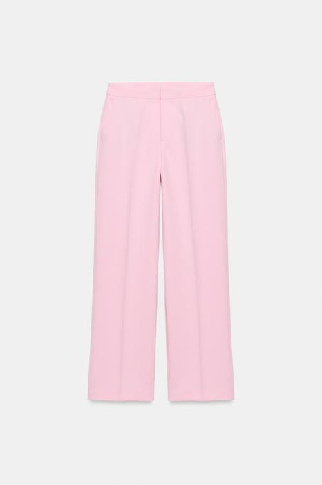 ZARA PANTALONES DE TIRO BAJO Y PIERNA RECTA - Quierox - Tienda Online