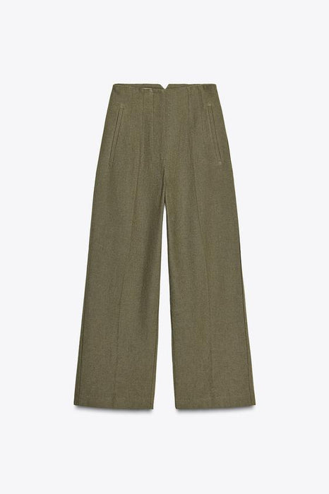ZARA PANTALONES RÚSTICOS DE PIERNA RECTA - Quierox - Tienda Online