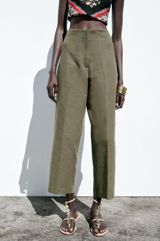 ZARA PANTALONES RÚSTICOS DE PIERNA RECTA - Quierox - Tienda Online