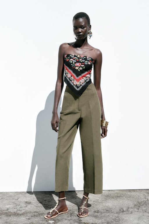 ZARA PANTALONES RÚSTICOS DE PIERNA RECTA - Quierox - Tienda Online