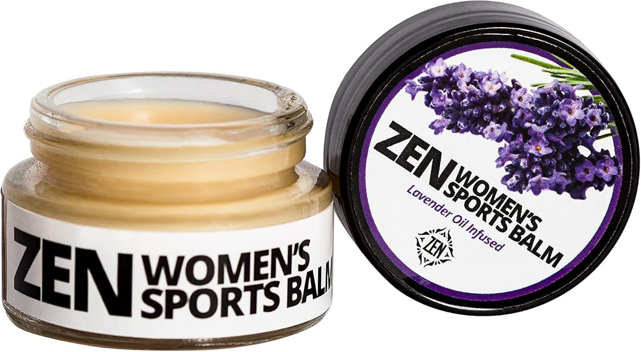 Zen Bálsamo deportivo para mujer con extractos de lavanda y 12 aceites esenciales - Quierox - Tienda Online