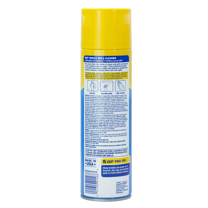 Zep Limpiador de hornos y parrillas de alta resistencia ZUOVGR19 19oz - Quierox - Tienda Online