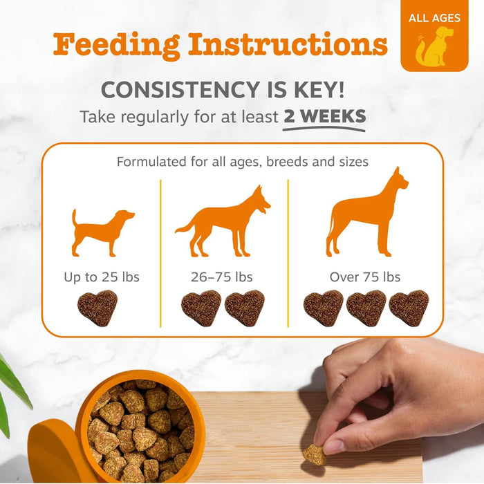 Zesty Paws Probiótico para perros para la flora intestinal, 90 soft chews - Quierox - Tienda Online