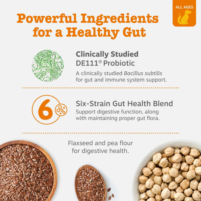 Zesty Paws Probiótico para perros para la flora intestinal, 90 soft chews - Quierox - Tienda Online