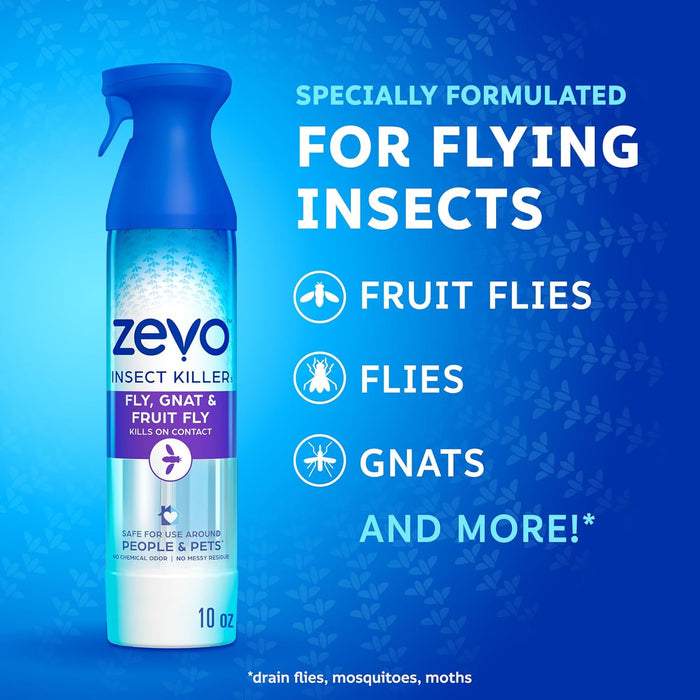 Zevo Aerosol para matar insectos volador, espray para uso doméstico - Quierox - Tienda Online