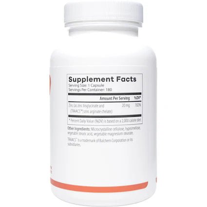 Zinc Pro 20 mg 180 cápsulas de Nutri - Dyn - Quierox - Tienda Online