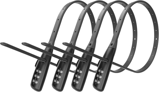 Zip Tie Lock - Candado con cable ajustable de 3 dígitos para portabicicletas (paquete de 4) - Quierox - Tienda Online