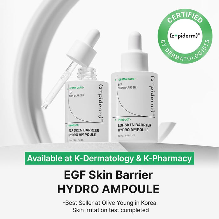 Zipiderm EGF Ampolla – Suero hidratante ligero coreano con ceramidas - Quierox - Tienda Online