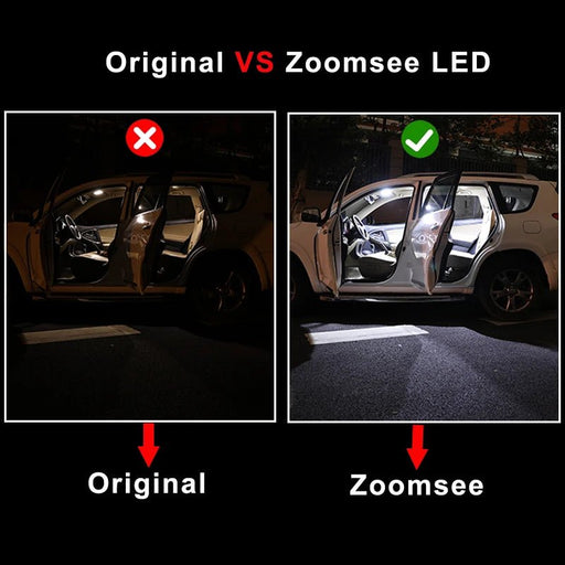 Zoomsee - Kit de 11 bombillas LED Canbus para Honda Civic IX 9 MK9 (9.ª generación, 2012, 2013, 2014 y 2015) - Quierox - Tienda Online