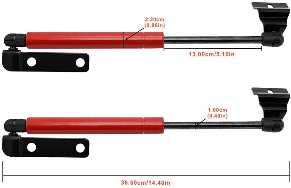 ZpovLE Varilla de Soporte del puntal del capó del Coche, Apta para Toyota Hilux Vigo - Quierox - Tienda Online