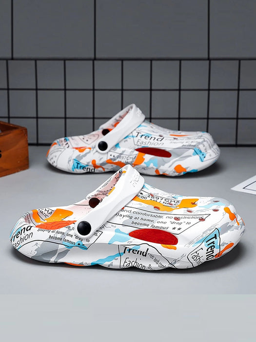 Zuecos con ventilación y detalle hueco para hombre - Quierox - Tienda Online