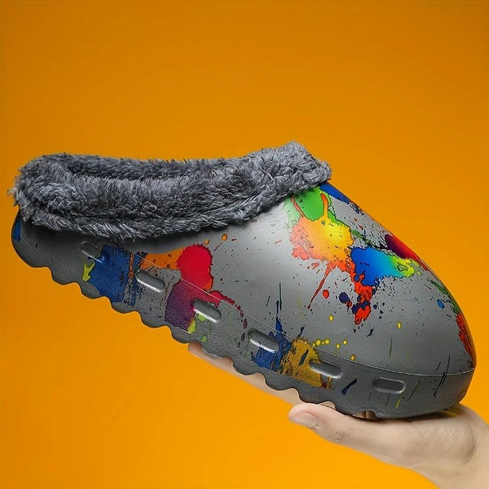 Zuecos de Invierno Ligeros para Mujer en EVA con Estampado Geométrico Colorido - Quierox - Tienda Online