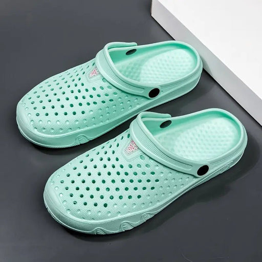 Zuecos unisex de EVA con almohada de color sólido, transpirables, con suela suave y hueca - Quierox - Tienda Online