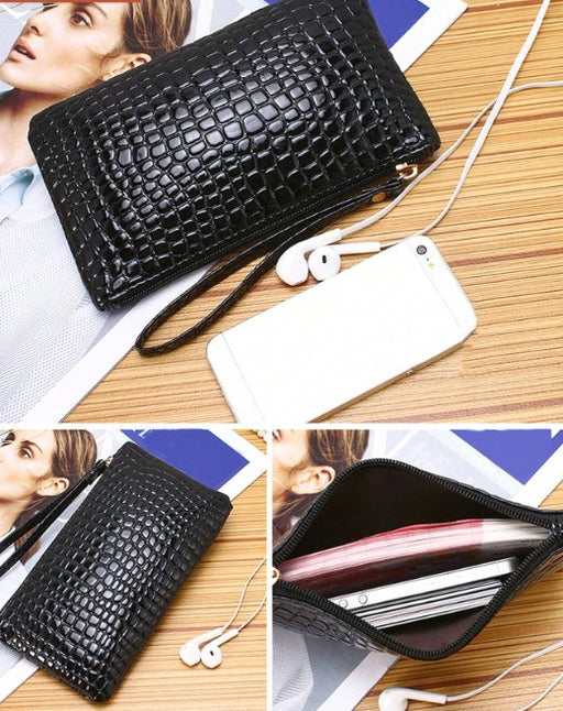 1 cartera para teléfono con estampado de cocodrilo - Quierox - Tienda Online