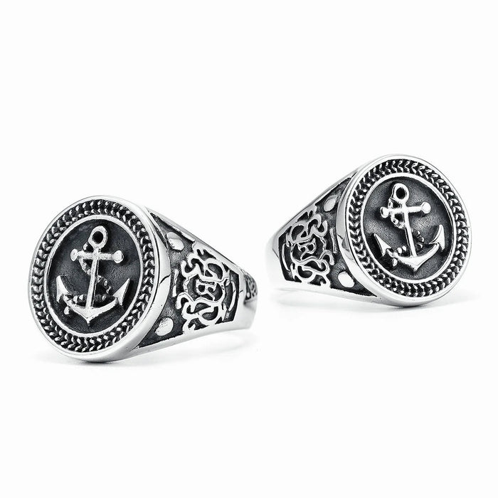 1 Pieza de Anillo de acero inoxidable para hombre - Quierox - Tienda Online