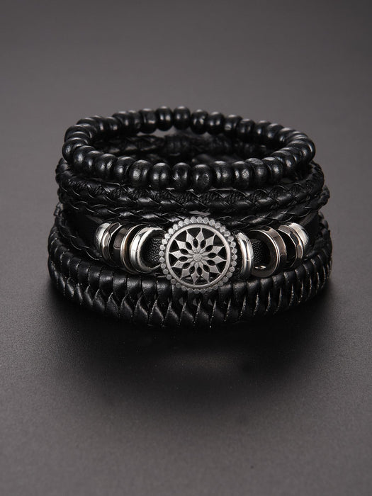 1 pieza Reloj de cuarzo con esfera redonda de negocios con correa de poliuretano - Quierox - Tienda Online