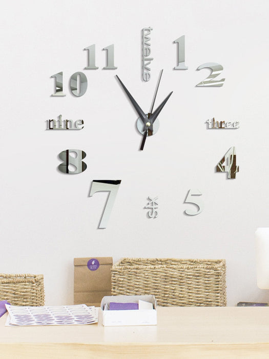 1 pieza reloj de pared con números - Quierox - Tienda Online