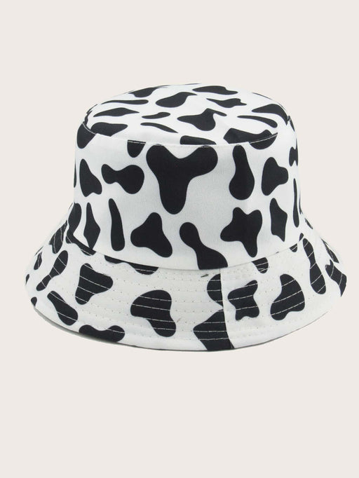 1 pieza sombrero de pescador de doble cara para mujer con estampado de lunares adecuado - Quierox - Tienda Online