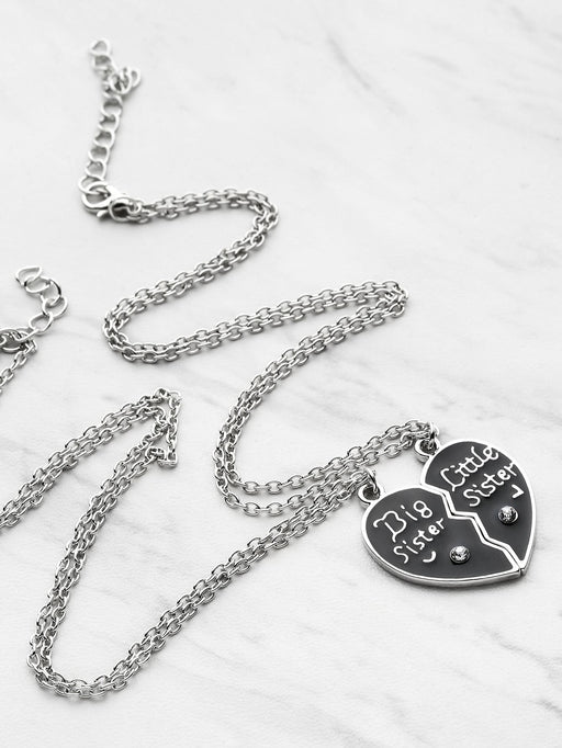 2 piezas de collar de amistad en forma de corazón - Quierox - Tienda Online