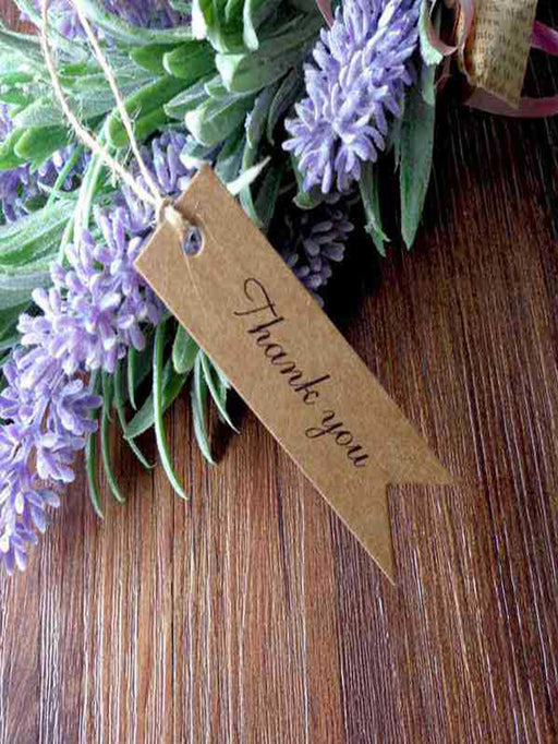 50 Uds. Etiqueta De Regalo Con Diseño De Agradecimiento - Quierox - Tienda Online