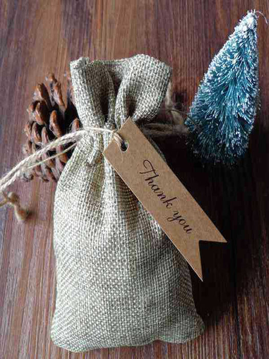 50 Uds. Etiqueta De Regalo Con Diseño De Agradecimiento - Quierox - Tienda Online