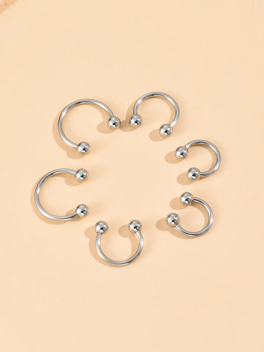 6 piezas manguitos de nariz minimalistas - Quierox - Tienda Online