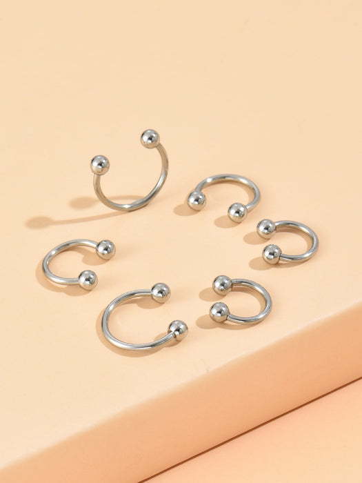 6 piezas manguitos de nariz minimalistas - Quierox - Tienda Online