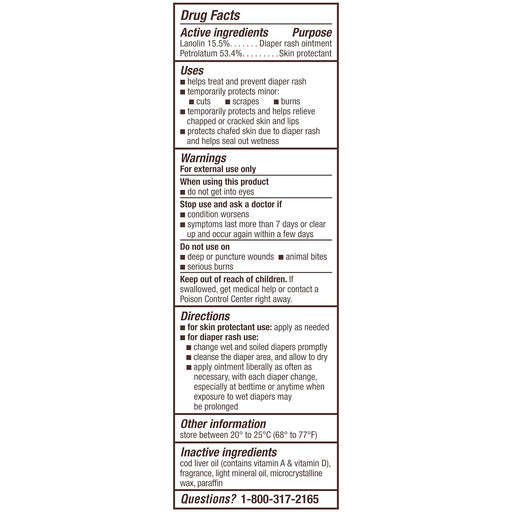 A+D Ungüento y protector de la piel para la dermatitis del pañal, original 4 oz - Quierox - Tienda Online