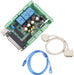 Adaptador de placa de ruptura de interfaz USB CNC MACH3 de 6 ejes para controlador de motor - Quierox - Tienda Online