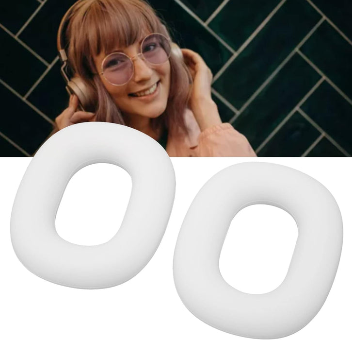 Almohadillas para auriculares, cómodas almohadillas de repuesto de silicona a prueba de suciedad para auriculares (blanco) - Quierox - Tienda Online