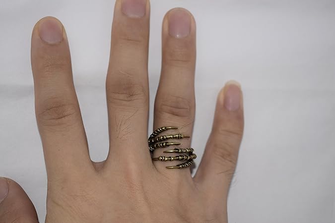 Anillo de águila de seis garras de aleación de bronce vintage - Quierox - Tienda Online