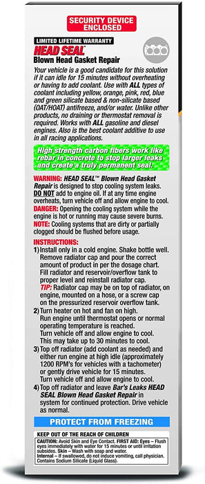 Bar's Leak HG-1 Head Seal - Reparación de junta de culata volada - Quierox - Tienda Online