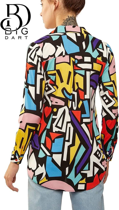 BIG DART womens Casual Blouse - Quierox - Tienda Online