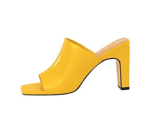 BIGTREE-zapatillas de tacón grueso para mujer, zapatos de tacón alto de piel sintética - Quierox - Tienda Online