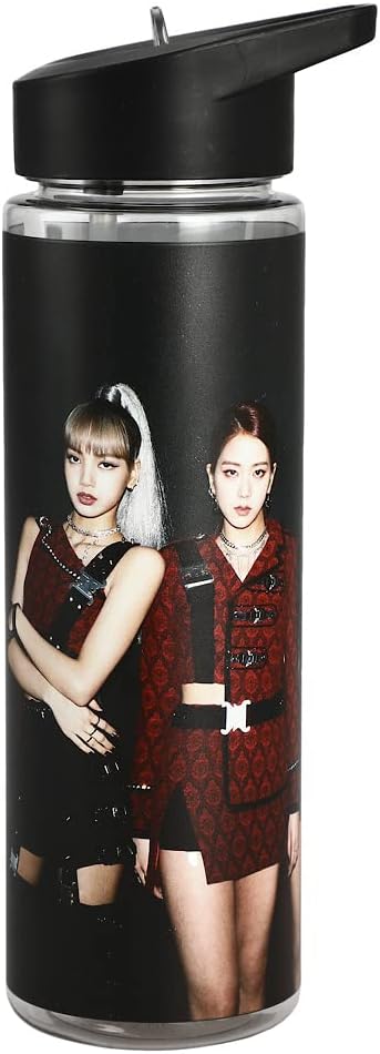 BlackPink Girl Music Group Members - Botella de agua de plástico UV de 24 onzas - Quierox - Tienda Online