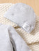 Body Pantalones Y Gorro De Punto Tipo Gofre Para Bebé - Quierox - Tienda Online