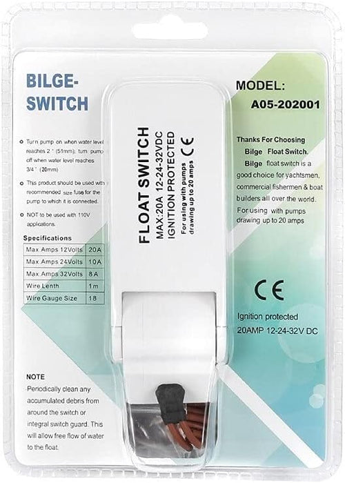 Bomba de sentina sumergible automática para barco pequeño, 12 V, 1100 gph - Quierox - Tienda Online