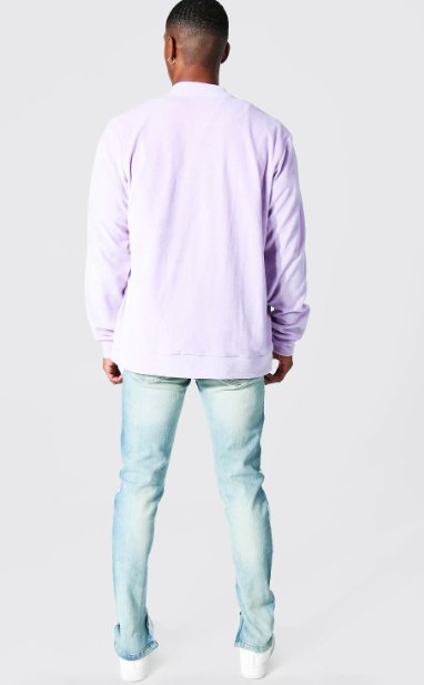 BOOHOOMAN VAQUEROS AJUSTADOS CON RODILLA AMPLIADA Y CINTA LATERAL - Quierox - Tienda Online