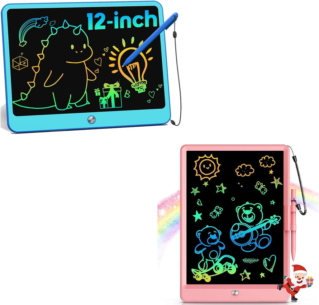 Bravokids Regalos de cumpleaños para niñas de 3 a 8 años, tableta de  escritura LCD para niños, tablero de dibujo colorido, juguetes educativos  para 3