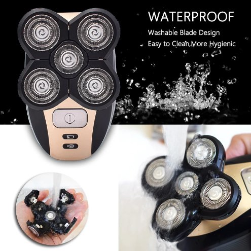 Cabezal de afeitadora de repuesto, Afeitadora eléctrica 5D independiente - Quierox - Tienda Online