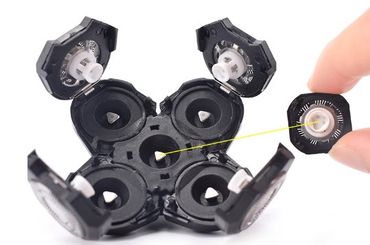 Cabezal de afeitadora de repuesto, Afeitadora eléctrica 5D independiente - Quierox - Tienda Online