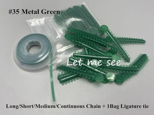 Cadena eléctrica de ortodoncia Dental, lazos de ligadura y cortos - Quierox - Tienda Online