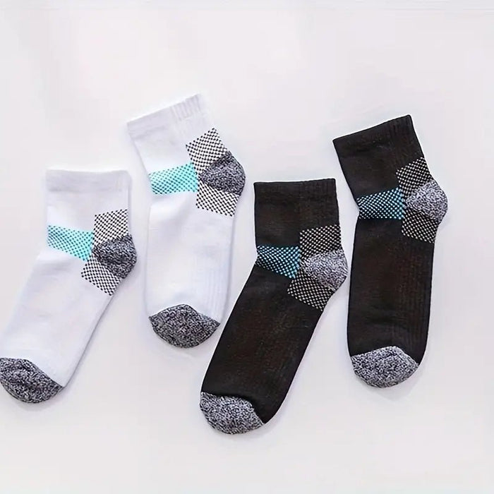 Calcetines Para Hombre Con Bloque De Color, Deportivos - Quierox - Tienda Online