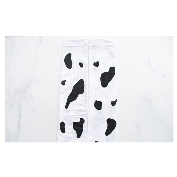 Calcetines por encima de la rodilla de terciopelo con estampado de vaca para mujer - Quierox - Tienda Online