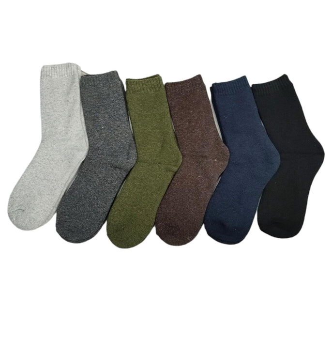 Calcetines Outdoor Abrigados Pack De 4 Pares De Calcetines Térmicos De Lana De Alpaca - Gruesos, Para Hombre Y Mujer Pack 4 Pares Calcetines Termicos