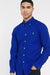 Camisa Oxford de corte slim con diseño teñido azul intenso y logo de Polo Ralph Lauren - Quierox - Tienda Online