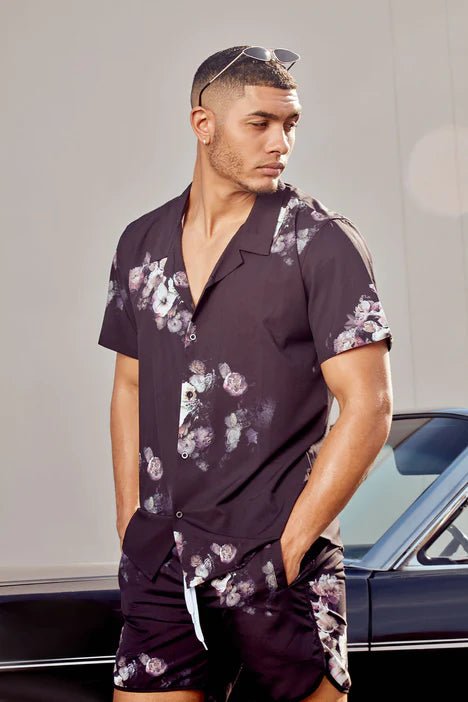 Camisa tejido de manga corta Decisions - Quierox - Tienda Online