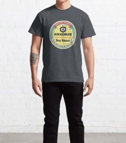 Camiseta clásica Salsa de soja Kikkoman — Quierox Tienda Online